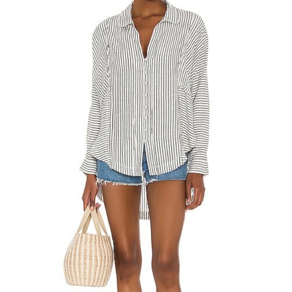 SOLD‼️ Free People One & Only Stripe Top